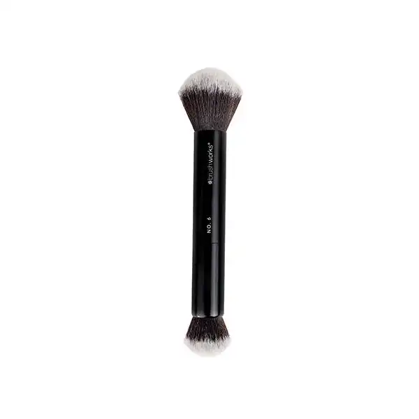 Double Ended Powder And Buff Brush - Brushworks - Comparador de precios