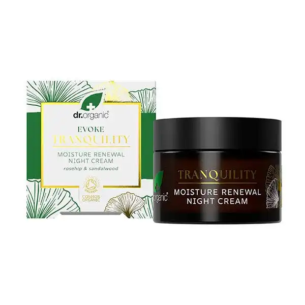 Evoke Tranquility Moisture Renewal Night Cream - Dr. Organic - Comparador de precios