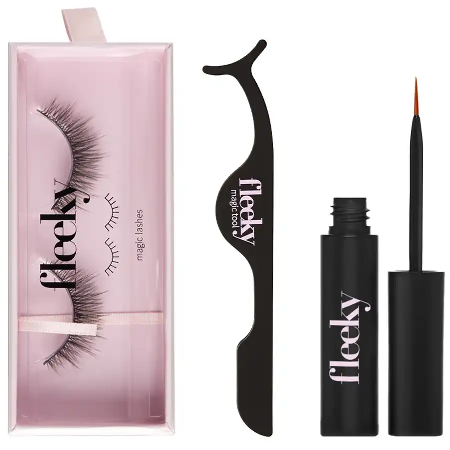 Fleeky - Kit de pestañas postizas - Magic Lashes con pegamento y aplicador Pestañas postizas 1 pieces #02 - Bunny - Fleeky - Comparador de precios
