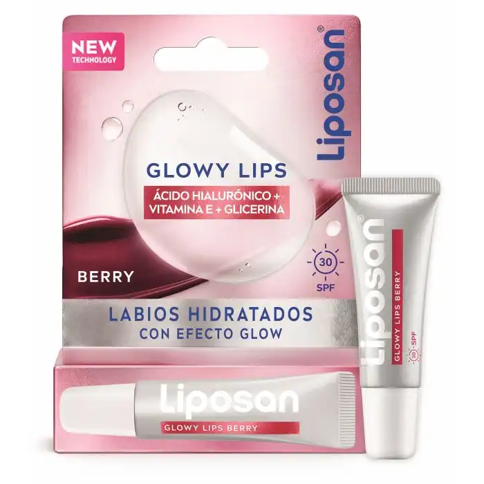 Glowy Lips Berry Labios con Efecto Glow SPF30 4.8 gr - Liposan - Comparador de precios