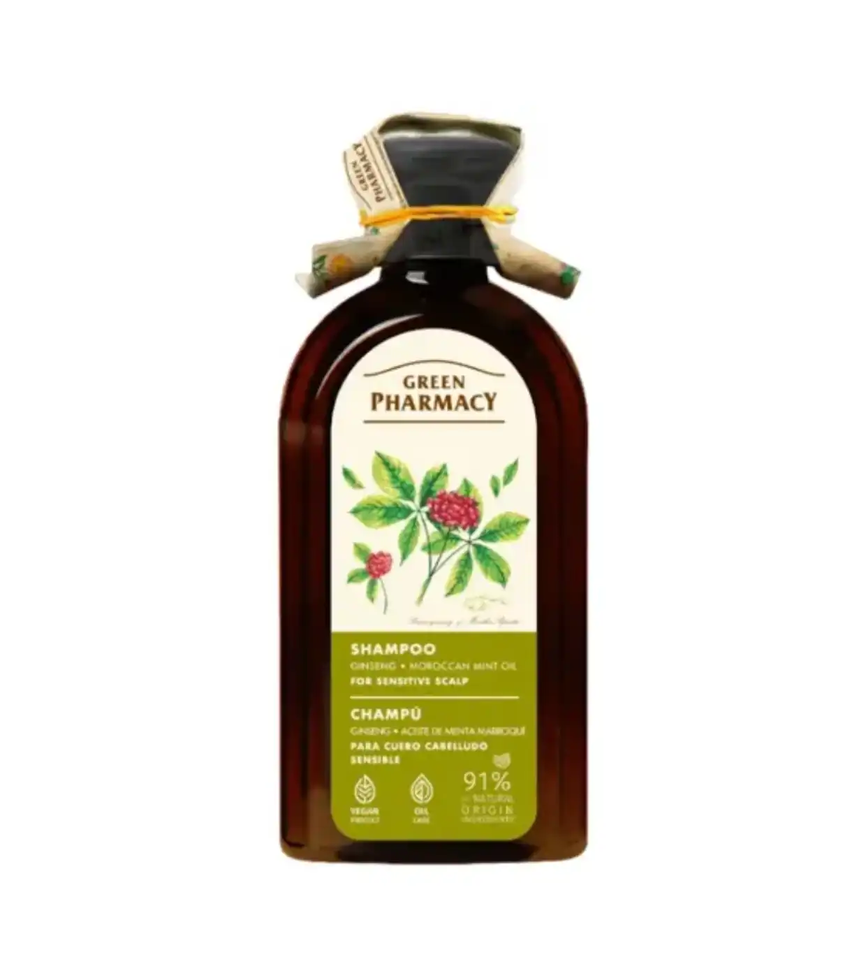 Green Pharmacy - Champú con Ginseng - Cuero cabelludo sensible - Green Pharmacy - Comparador de precios