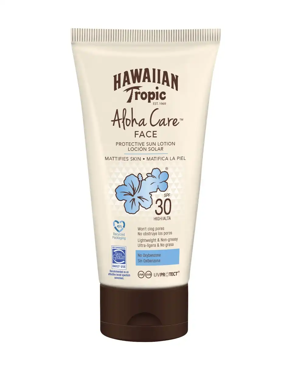 Hawaiian Tropic - Loción Facial Protectora Solar Aloha Cares SPF 30 - Hawaiian Tropic - Comparador de precios