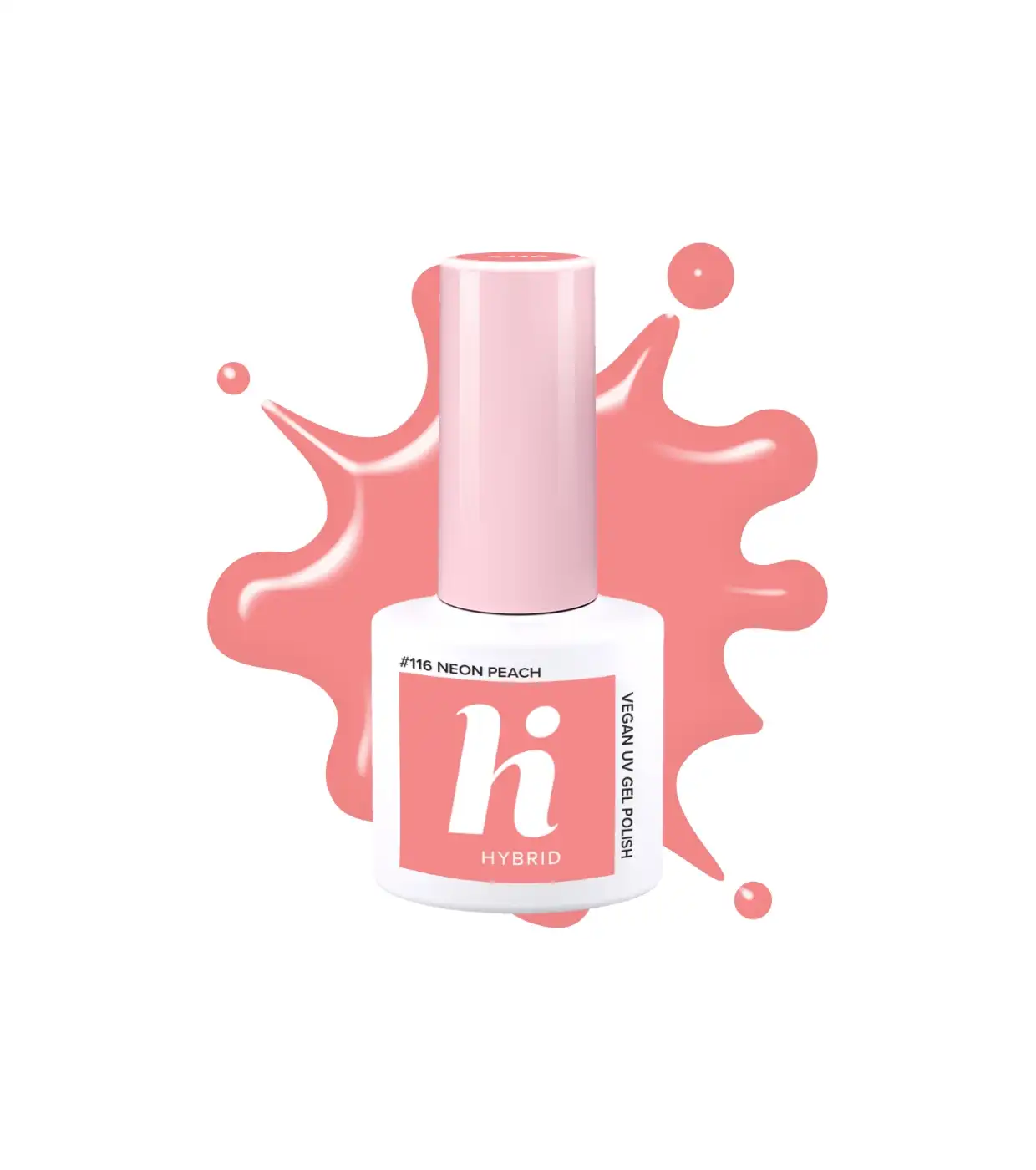 Hi Hybrid - Esmalte de uñas semipermanente - 116: Neon Peach - Hi Hybrid - Comparador de precios