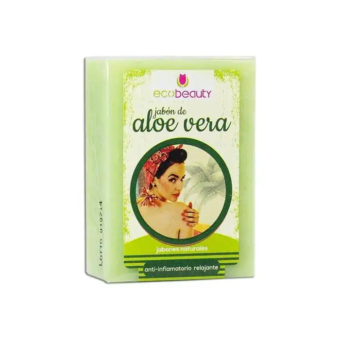 Jabon Natural de Aloe Vera 100 gr - Ecobeauty - Comparador de precios