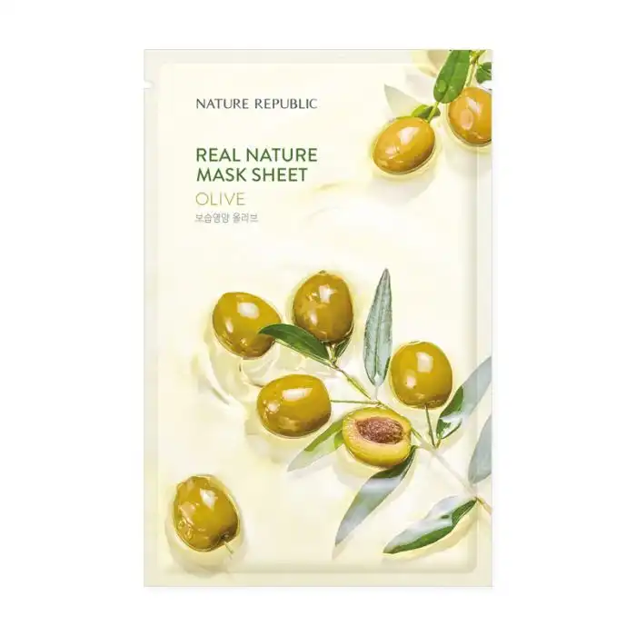 Real Nature Mascarilla con Extracto de Oliva 23 ml - Nature Republic - Comparador de precios