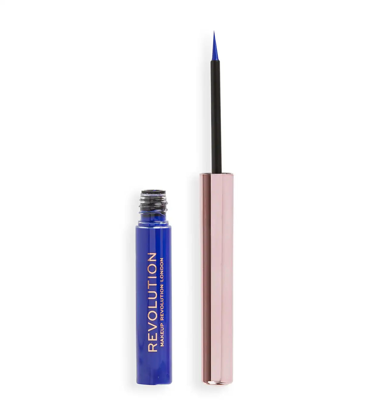 Revolution - Delineador de ojos líquido Super Flick - Blue - Makeup Revolution - Comparador de precios