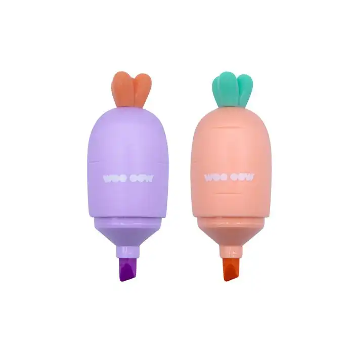 Set 2 Subrayadores Carrot  Woo oow - Woo oow - Comparador de precios