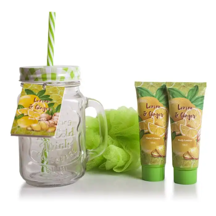 Set de Baño Lemon - Ginger 100 ml - Pokhara - Comparador de precios