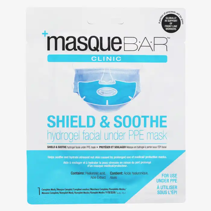 Shield - Soothe Hidrogel Facial para usar Bajo Mascarilla Desechable - Masque Bar - Comparador de precios