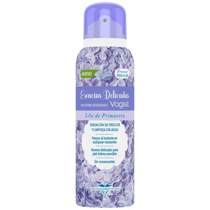 Spray Desodorante Íntimo Esencias Delicadas Lila de Primavera 125 ml - Vagisil - Comparador de precios