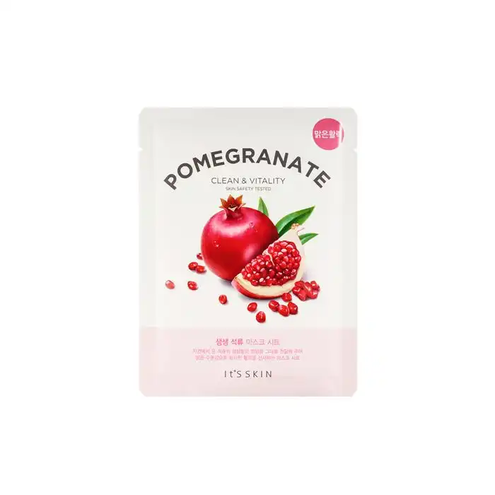 The Fresh Mask Sheet Pomegranate Mascarilla limpiadora y vitalizante de granada - Its Skin - Comparador de precios