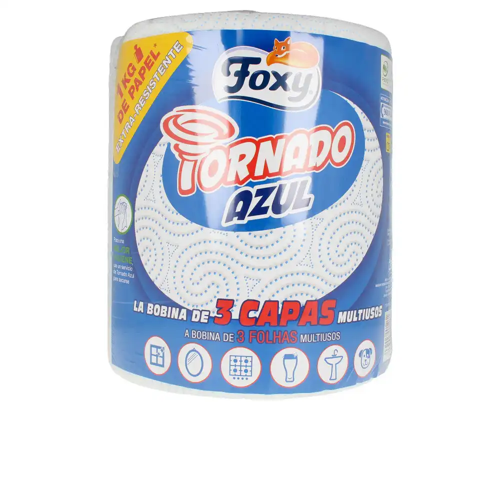 Tornado Azul bobina multiusos 3 capas 1 kg - FOXY - Comparador de precios