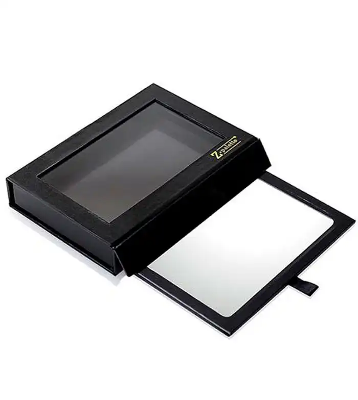 Zpalette - Paleta customizable vacía tamaño mediano con espejo - Negro - Palette - Comparador de precios