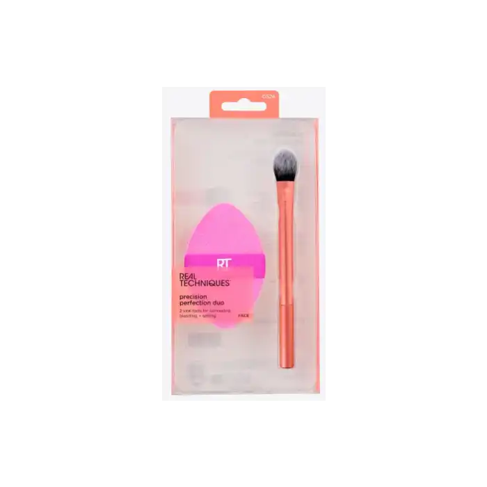 Precision Perfection Duo Set de Brocha y Esponja de Maquillaje - Real Techniques - Comparador de precios