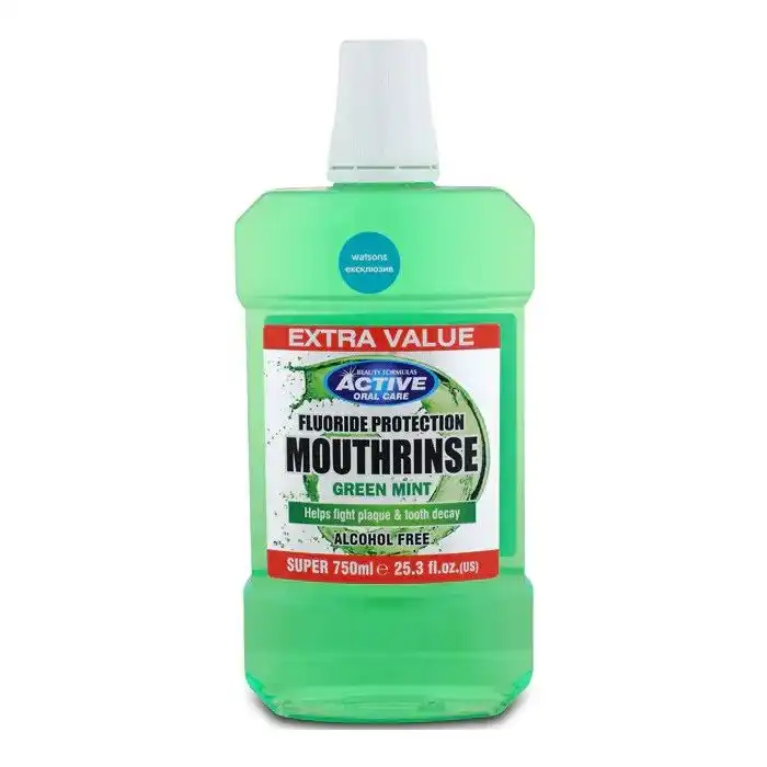 Active Oral Care Enjuague Bucal con Menta Verde 750 ml - Beauty Formulas - Comparador de precios