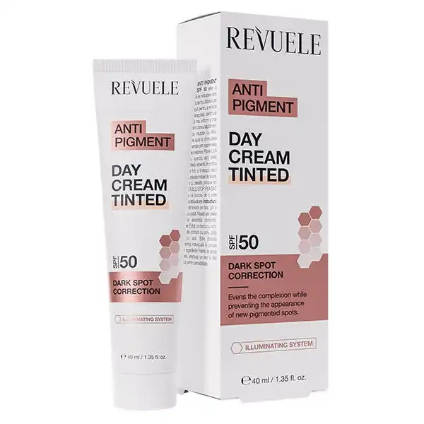 Anti Pigment Day Tinted Spf 50 - Revuele - Comparador de precios