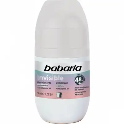 Babaria Babaria Desodorante Rollon Invisible, 50 ml - Babaria - Comparador de precios