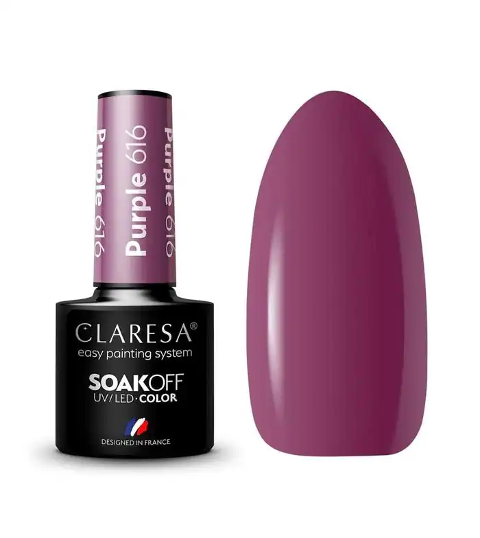 Claresa - Esmalte semipermanente Soak off - 616: Purple - Claresa - Comparador de precios