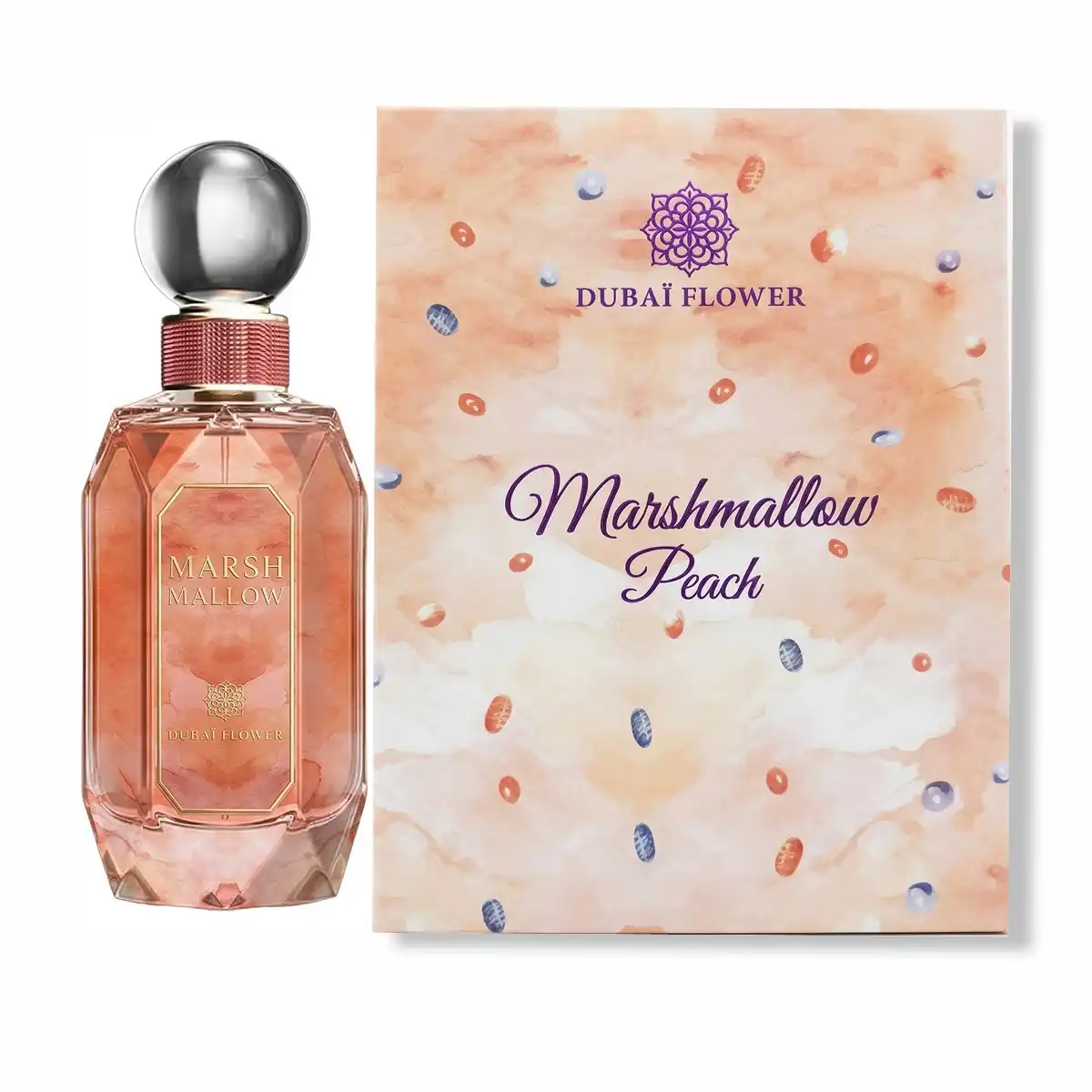Extrait de Parfum Marshmallow Peach Perfume 100 ml - Dubai Flower - Comparador de precios