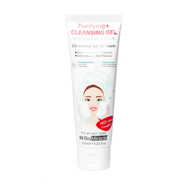 Gel Facial Espumoso Limpiador + Purificante 125 ml - BIOMIRACLE - Comparador de precios