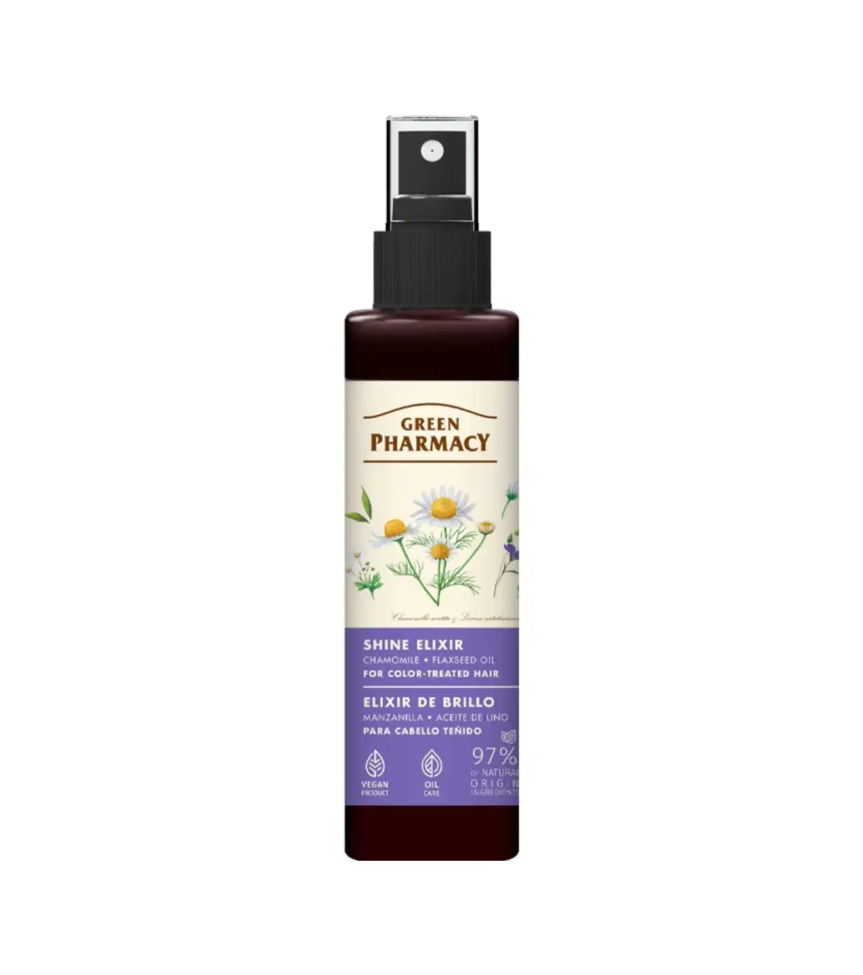 Green Pharmacy - Elixir capilar para brillo - Manzanilla + Aceite de lino - Green Pharmacy - Comparador de precios