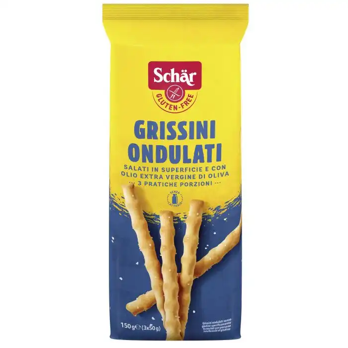 Grisines Ondulados Sin Gluten 150 gr - Dr Schär - Comparador de precios