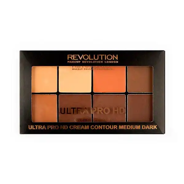 Hd Pro Cream Contour Palette Medium Dark - REVOLUTION - Comparador de precios