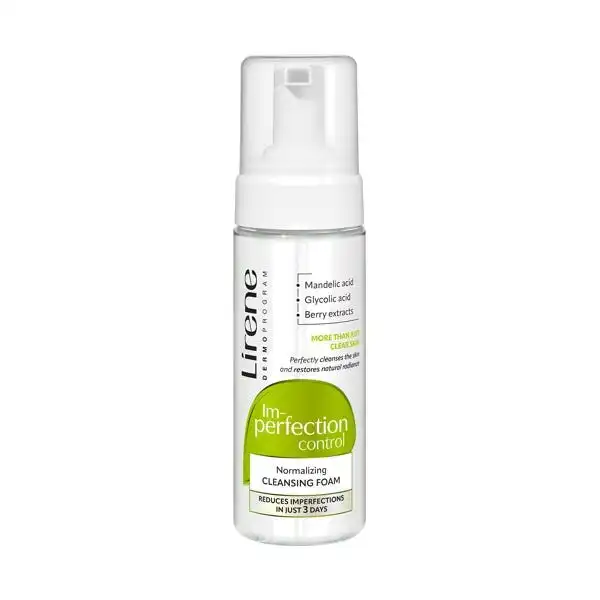 Imperfection Control Normalizing Cleansing Foam - LIRENE - Comparador de precios