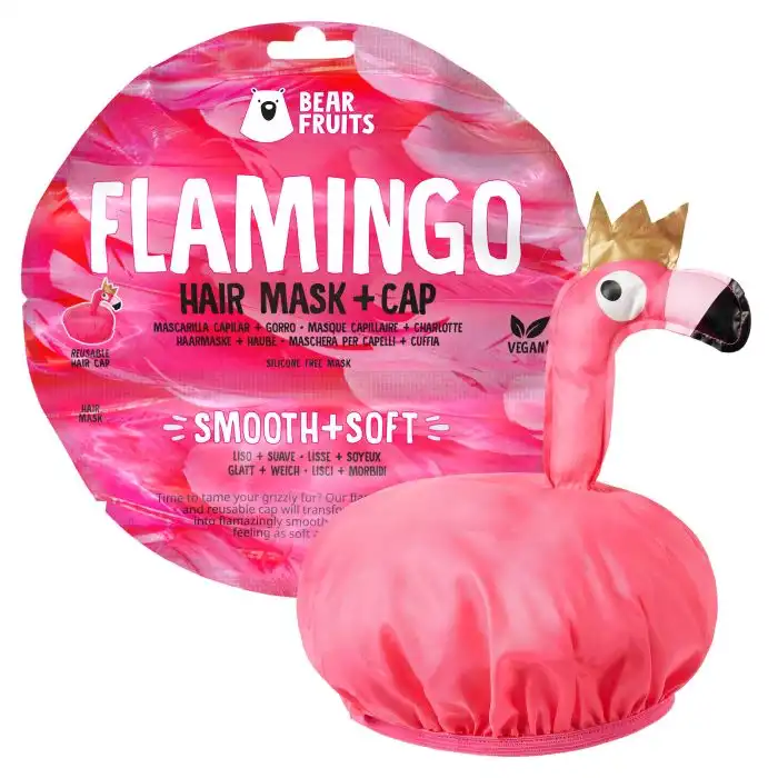 Mascarilla Capilar Flamenco + Gorro 20 ml - BEAR FRUITS - Comparador de precios
