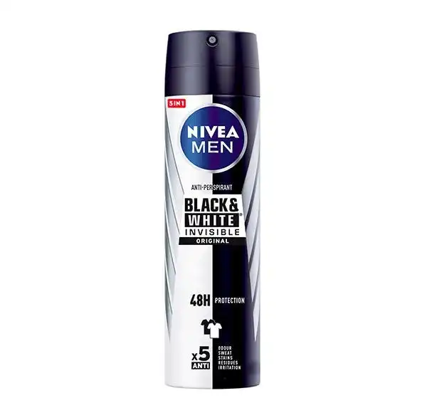 Men Black And White Invisible Original - Nivea - Comparador de precios