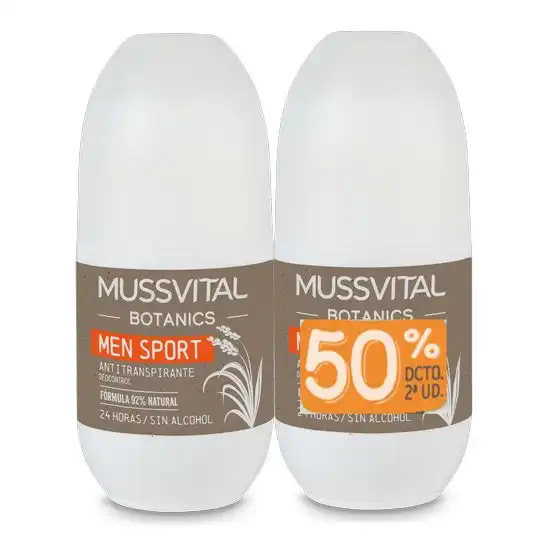 Mussvital Botanics Men Sport 150 ml Desodorante en Roll On - Mussvital - Comparador de precios