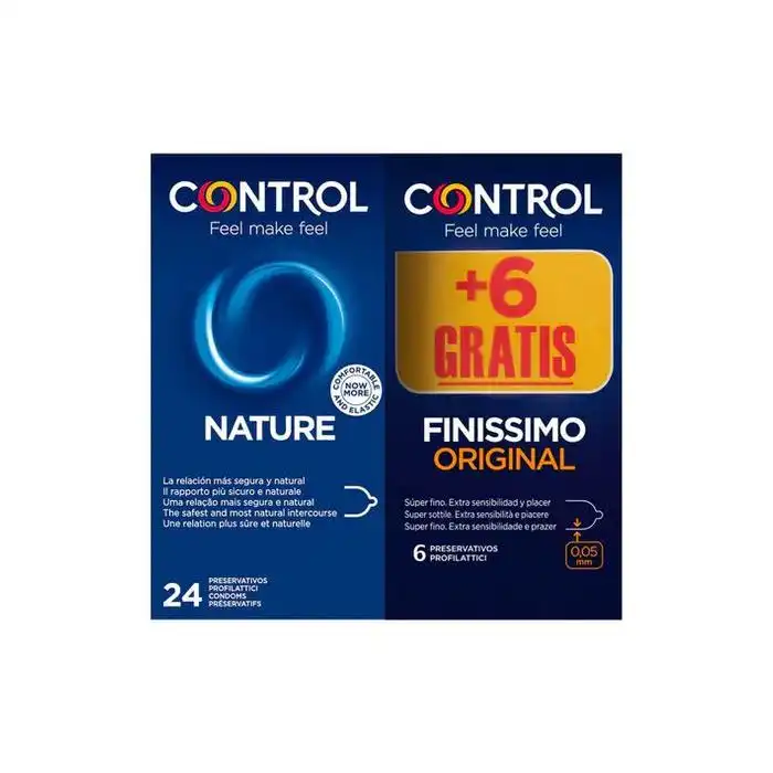 Pack Preservativos Nature + Preservativos Finissimo Original - Control - Comparador de precios