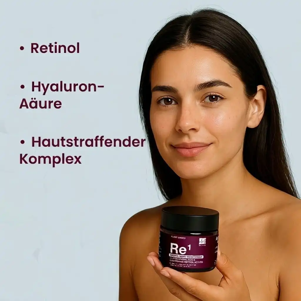 Reafirmante con 1% de Ácido Hialurónico y Retinol Crema de noche 60 ml - Dr Botanicals - Comparador de precios