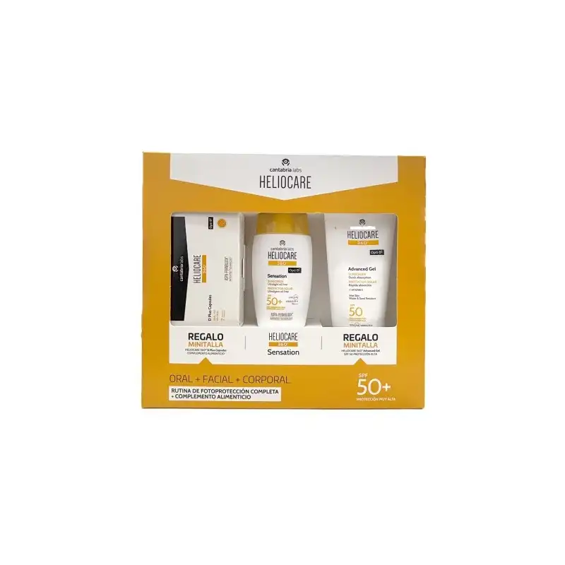 Set Heliocare 360º Sensation Spf50+ 50 Ml + Regalos - Cantabria Labs - Comparador de precios