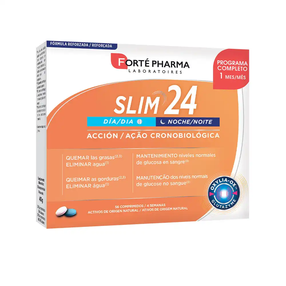 Slim  24 día y noche acción 56 comprimidos - Forté Pharma - Comparador de precios