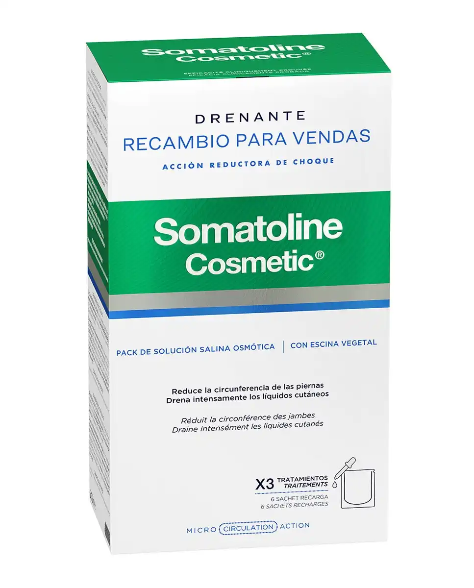 Somatoline - Recambio Para Vendas Drenantes Cosmetic - Somatoline - Comparador de precios