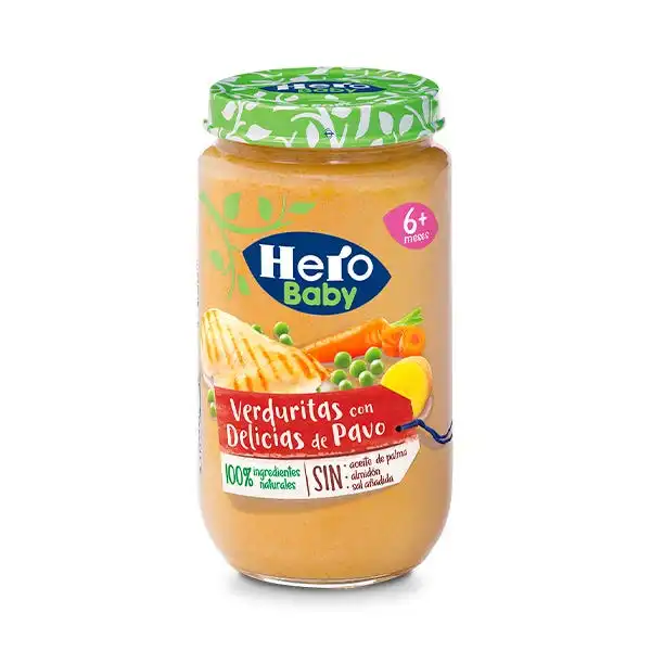 Tarrito Verduritas Con Delicias De Pavo - HERO - Comparador de precios
