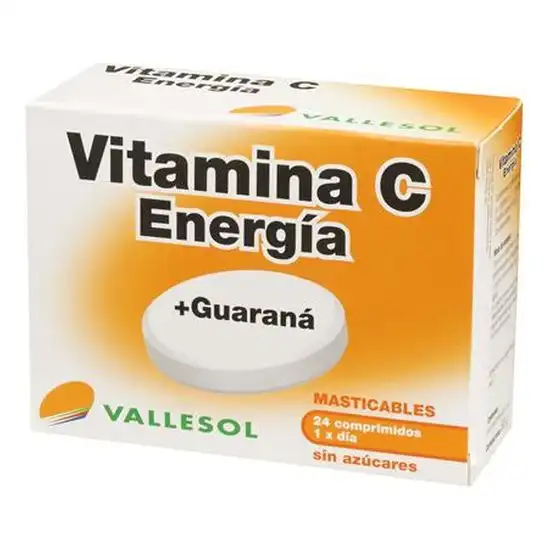 Vallesol Vitamina C Energía + Guaraná 24 und Complemento Vitanímico - Vallesol - Comparador de precios