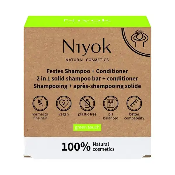 2in1 Solid Shampoo Bar + Conditioner Green Touch - Niyok - Comparador de precios