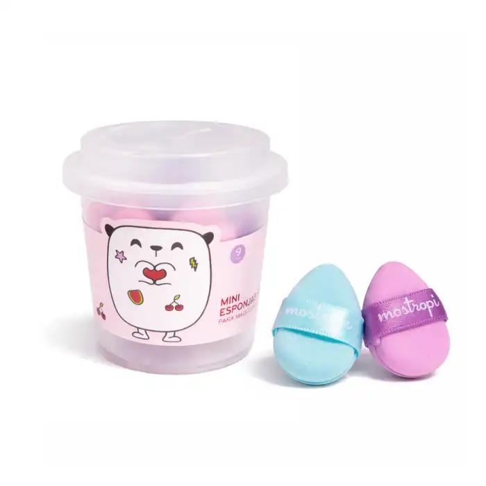 ¡34% DTO! Set Mini Esponjas Puff De Maquillaje Ternura - Mostropi - Comparador de precios