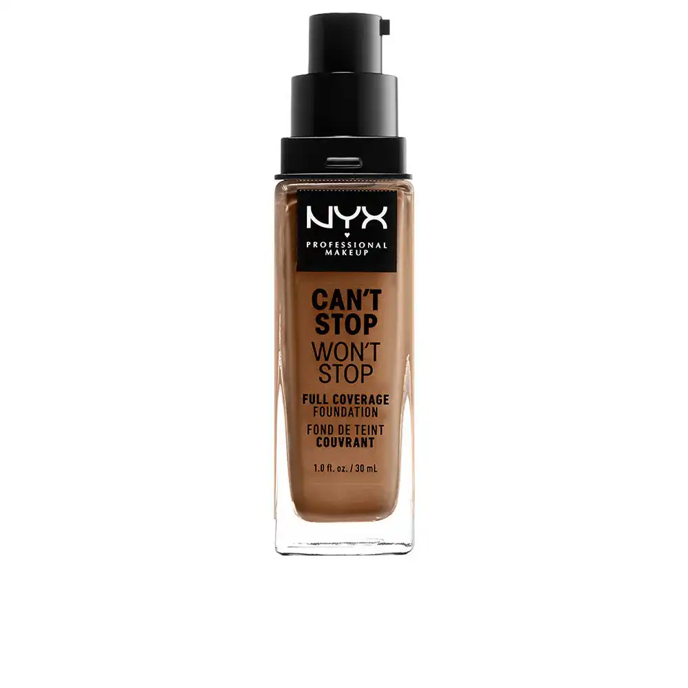 CAN’T Stop WON’T Stop full coverage foundation #mahogany - NYX PROFESSIONAL MAKE UP - Comparador de precios