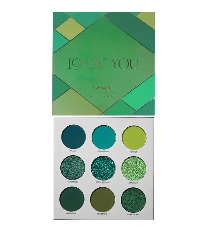 CORAZONA - Paleta de sombras de ojos Lovin' You - Vol. 4 The Greens - CORAZONA - Comparador de precios