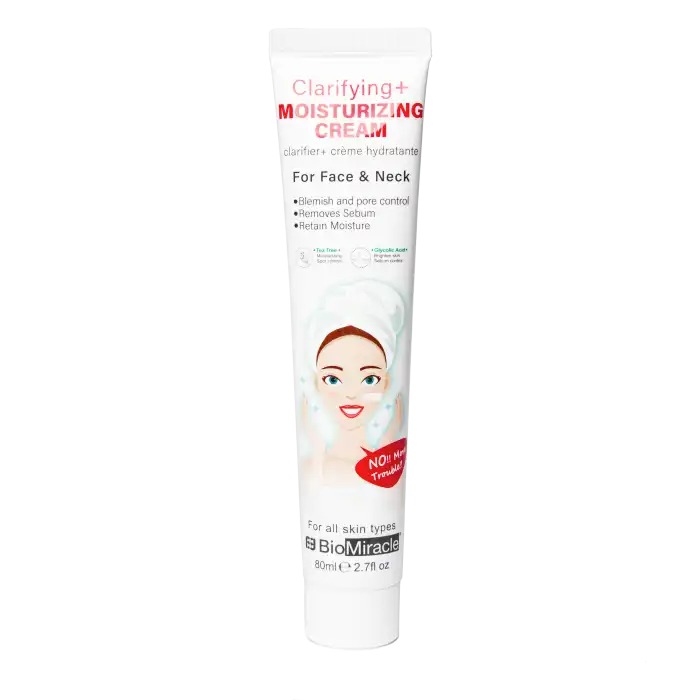 Crema Facial Clarificante + Hidratante 80 ml - BIOMIRACLE - Comparador de precios