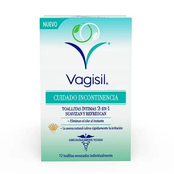 Cuidado Incontinencia Toallitas Ãntimas 2 En 1 - Vagisil - Comparador de precios