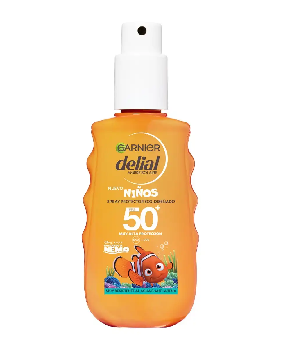 DELIAL - Spray Protector Eco Para Niños Nemo SPF50 Garnier 150 Ml - DELIAL - Comparador de precios