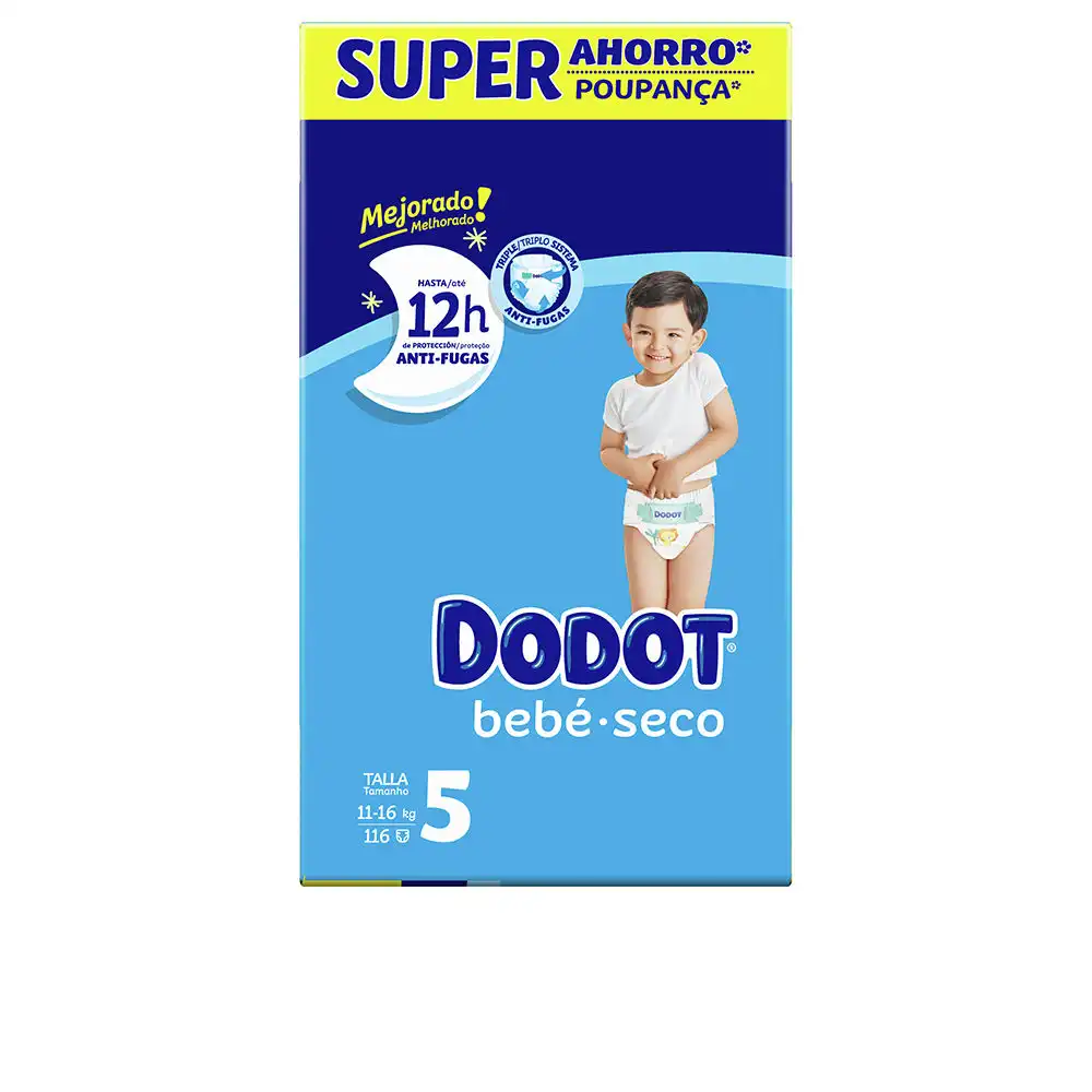 Dodot Etapas talla 5 pañales 11-16 kg 116 u - Dodot - Comparador de precios