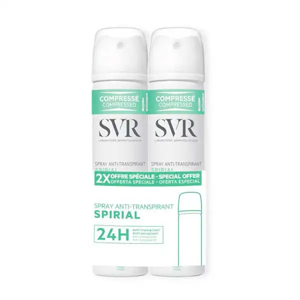 Duo Spirial Roll-On Deodorant - LABORATOIRES SVR - Comparador de precios