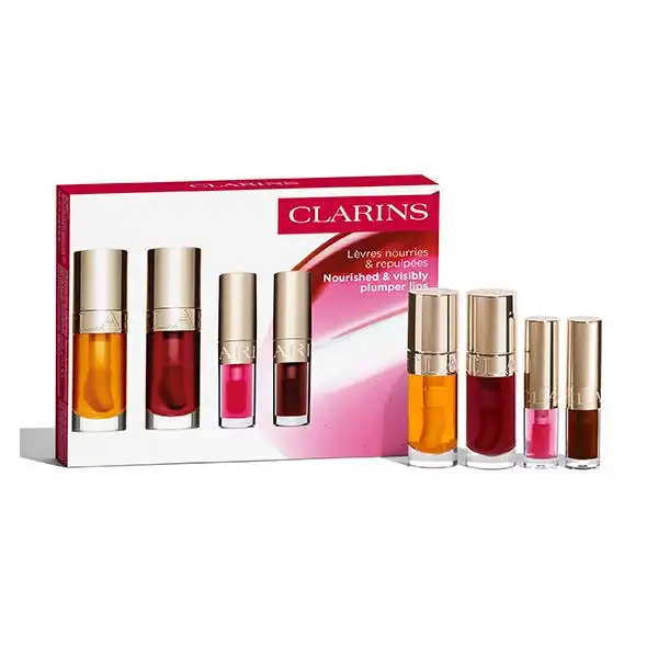Estuche Lip Comfort Oil Duo + Minis - Clarins - Comparador de precios