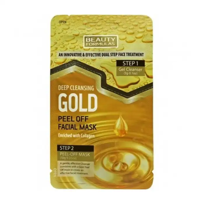 Gold Mascarilla Pell Off Limpieza Profunda 13 gr - Beauty Formulas - Comparador de precios