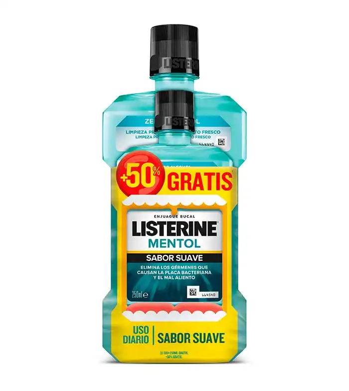Listerine - Enjuague bucal Zero 500ml + 250ml - Listerine - Comparador de precios